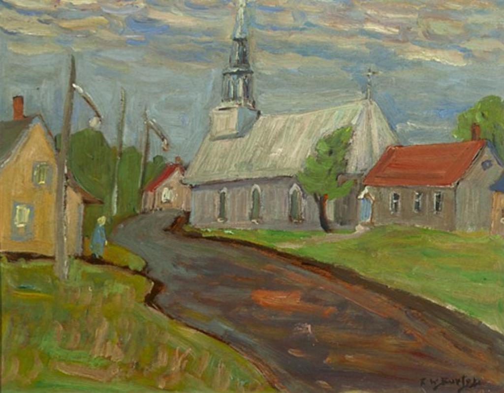 Ralph Wallace Burton (1905-1983) - Church at Beaumont, Quebec