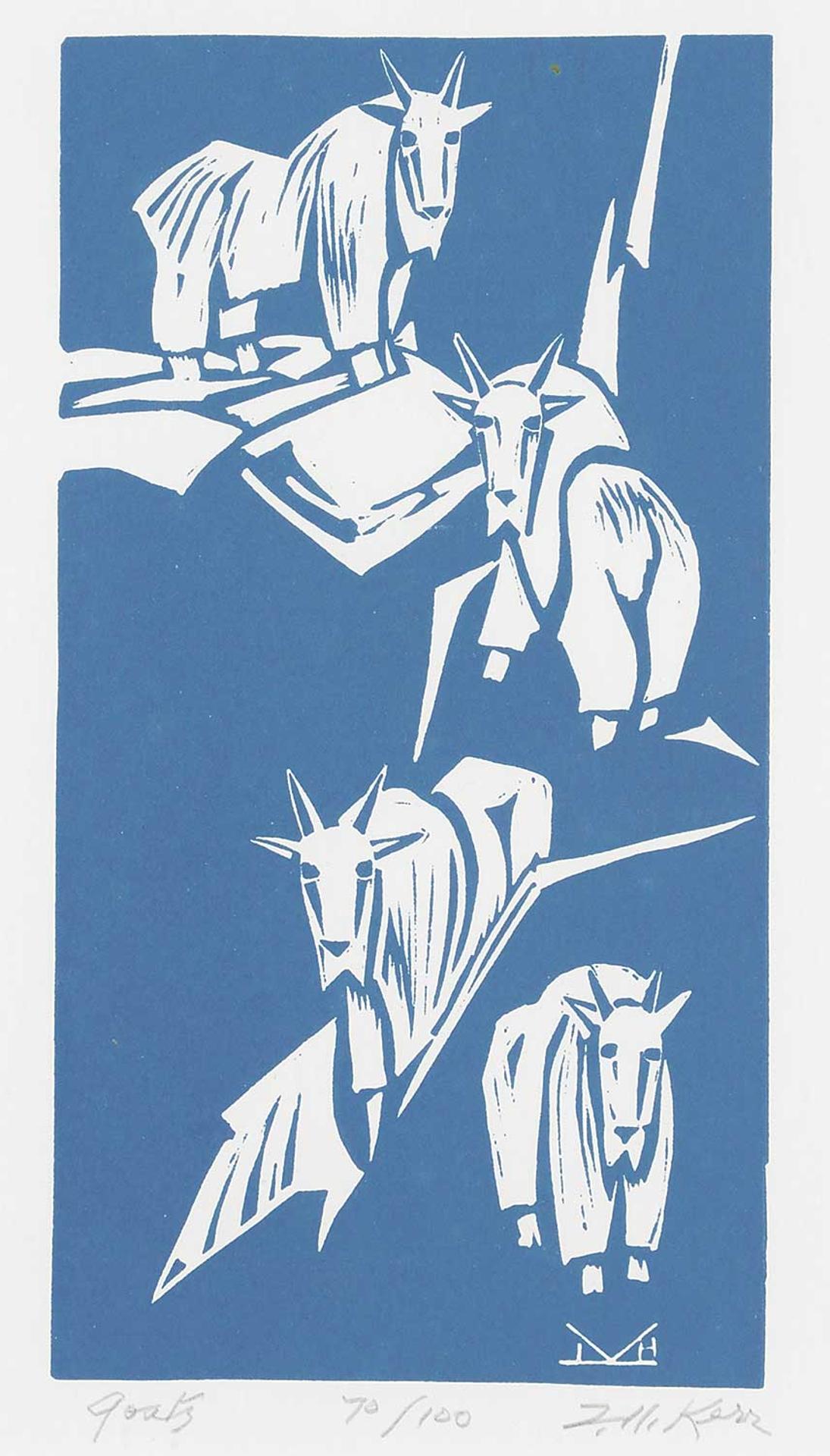 Illingworth Holey (Buck) Kerr (1905-1989) - Goats  #70/100