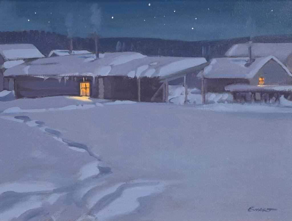 Peter Maxwell Ewart (1918-2001) - Snow Bound, Clinton B.C