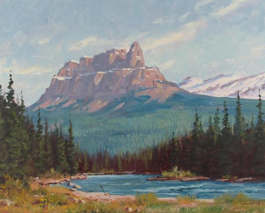 Mannie Gonsalves (1926-2012) - Castle Mountain, Summer