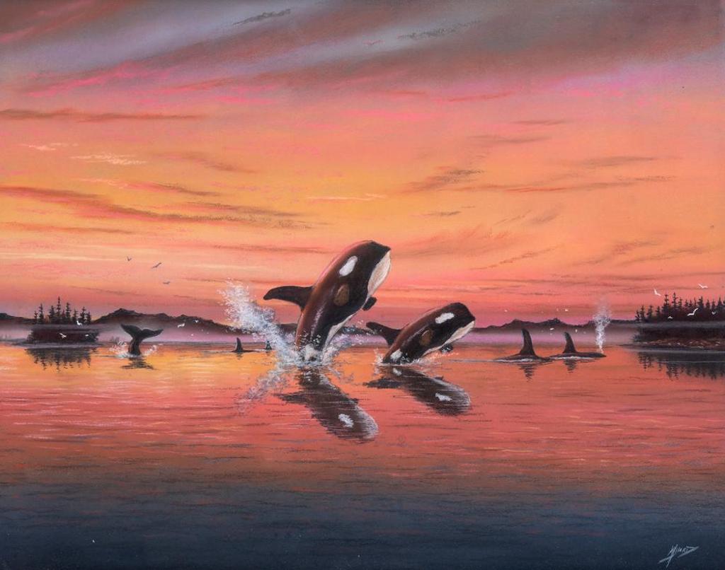 Bob Millard (1947-2014) - Untitled - Orcas