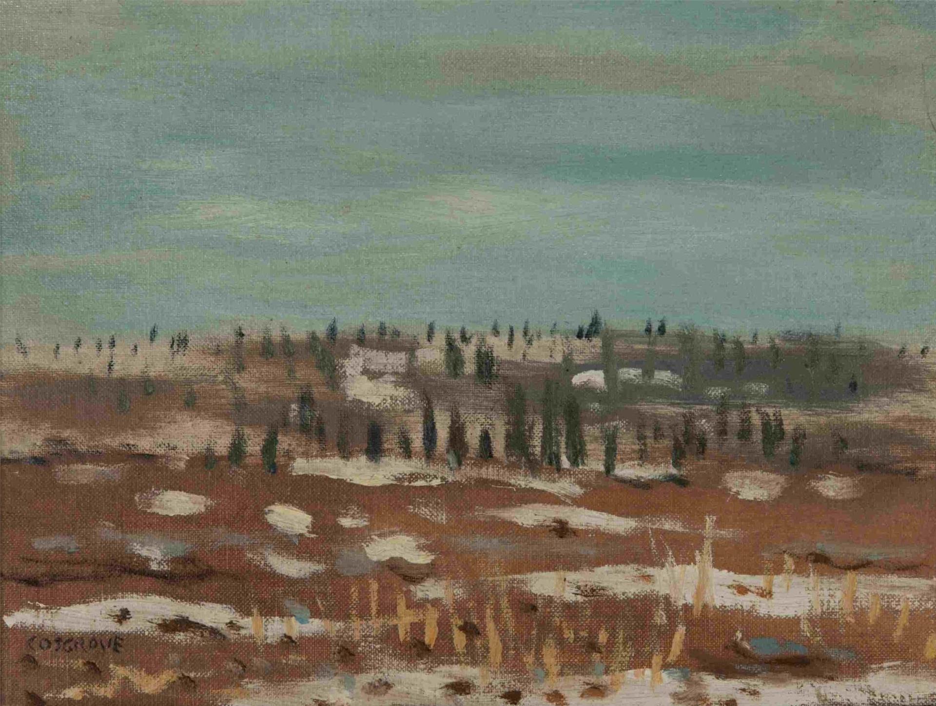 Stanley Morel Cosgrove (1911-2002) - Winter Fields, La Tuque Quebec