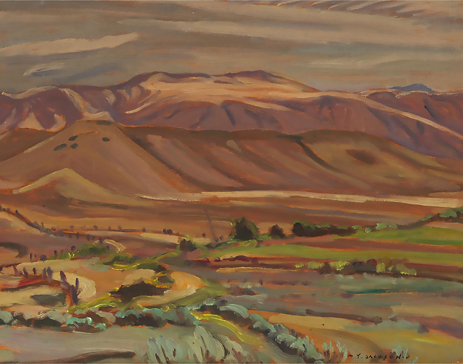 Alexander Young (A. Y.) Jackson (1882-1974) - Looking North From Ashcroft, 1945