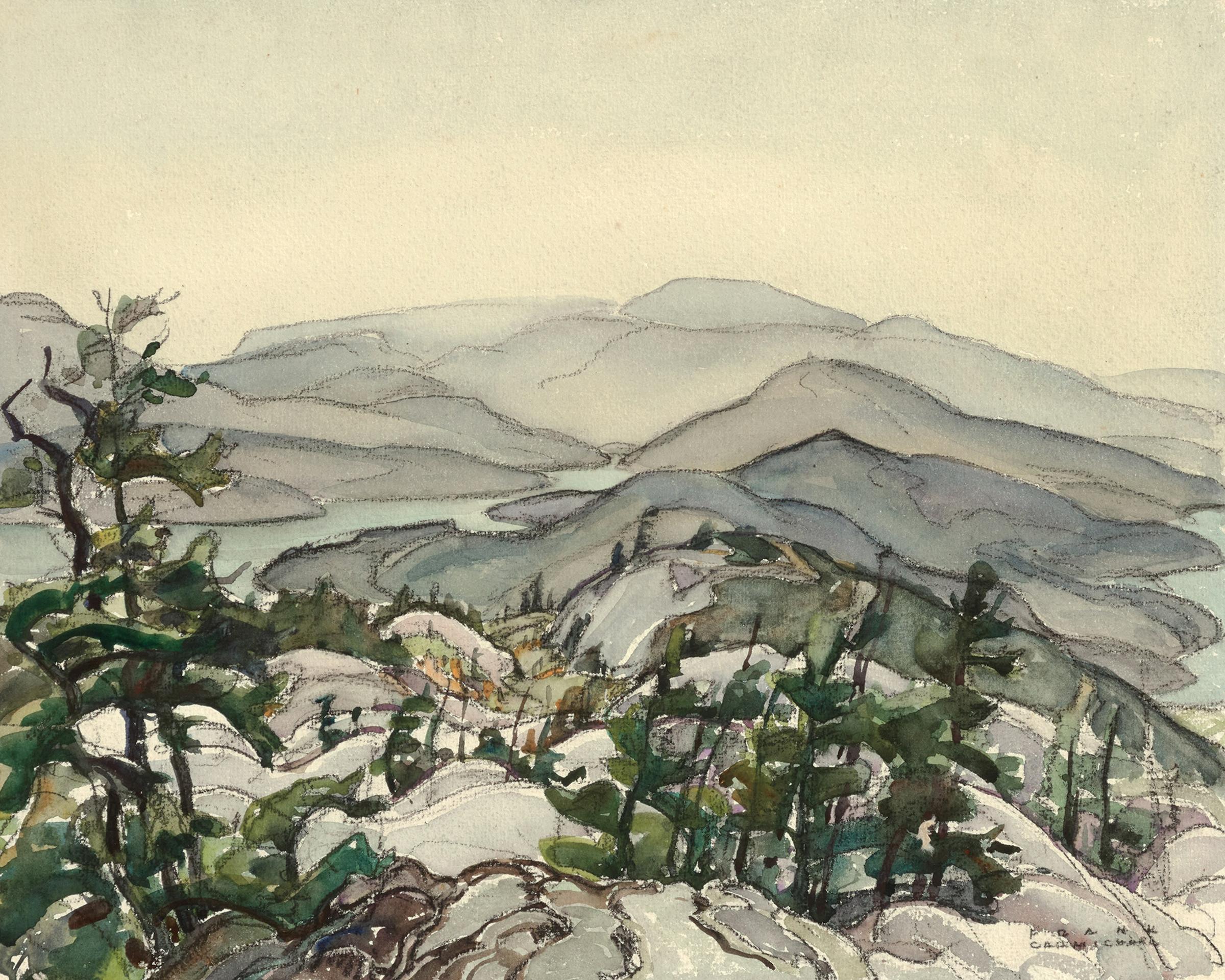 Franklin H. Carmichael (1898-1992) - Mountainscape