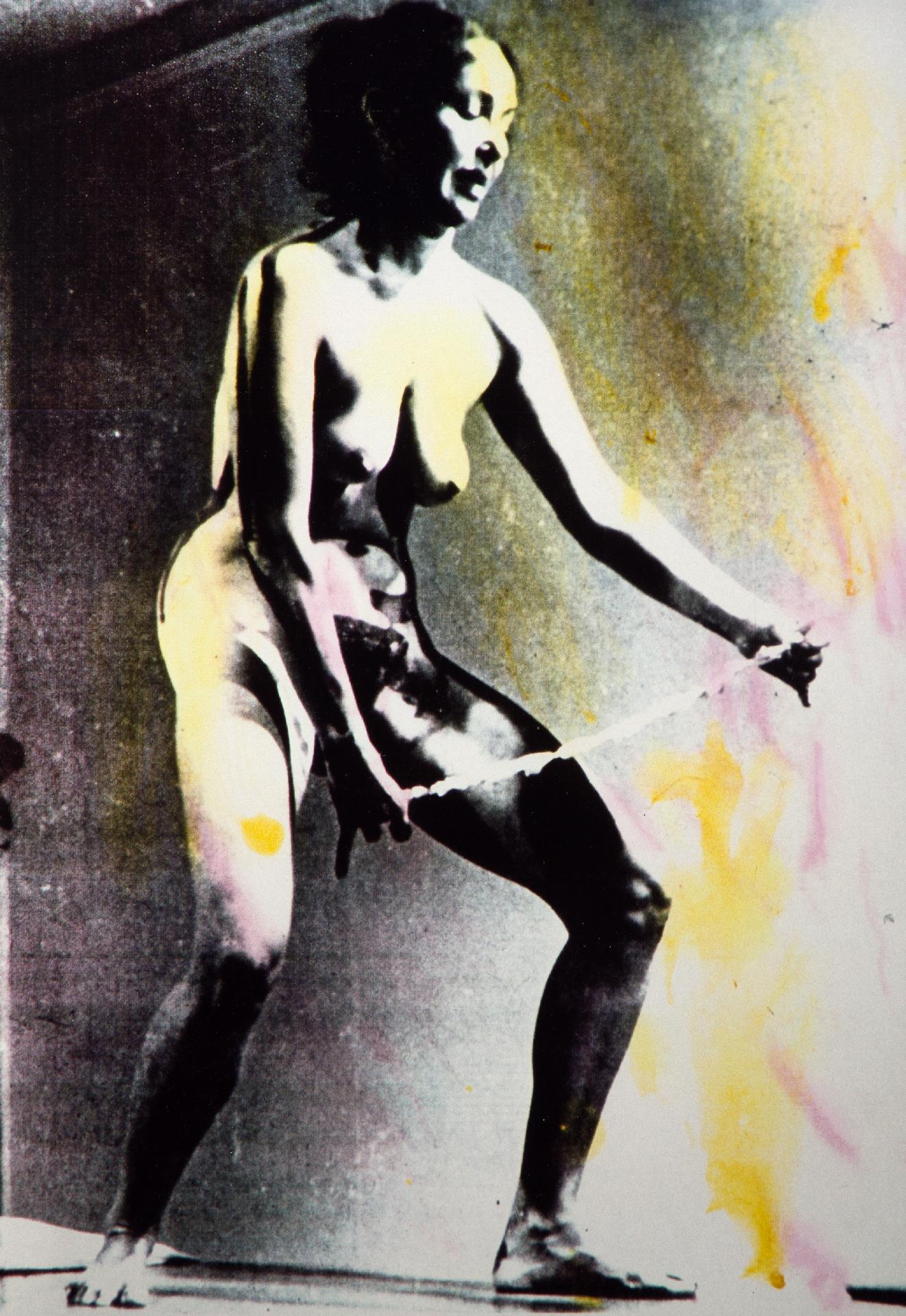 Carolee Schneemann - Interior Scroll (détail de la / detail from the 1975 performance), 1996