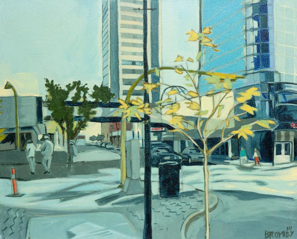 Michael Bromley (1955) - Untitled - Regina Downtown Corner