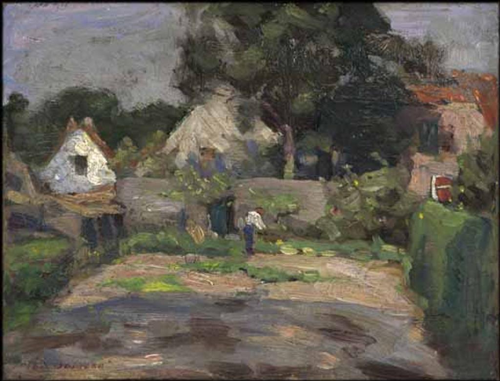 Alexander Young (A. Y.) Jackson (1882-1974) - A Dutch Garden, Katwijk