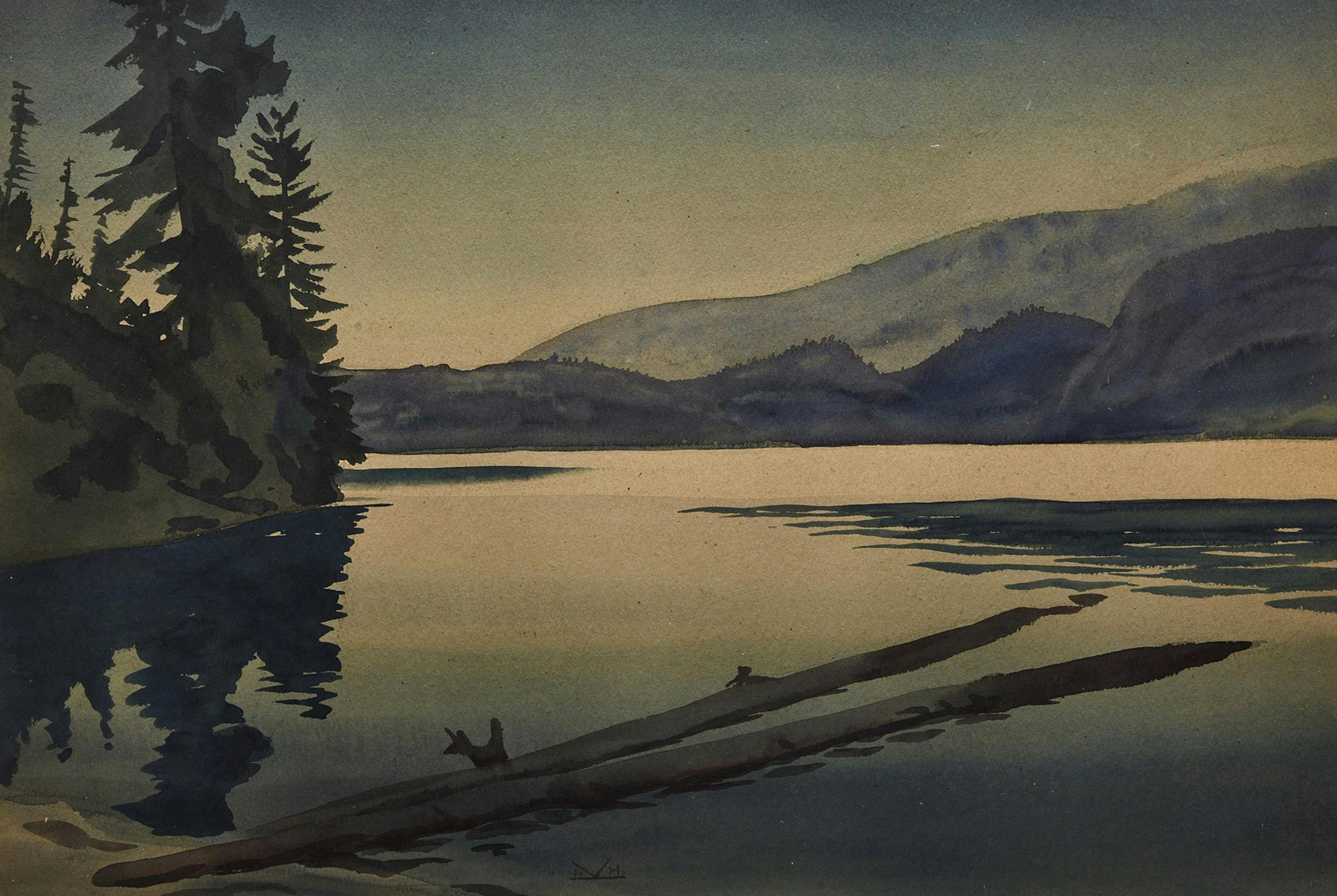 Illingworth Holey (Buck) Kerr (1905-1989) - Untitled (Lake View)