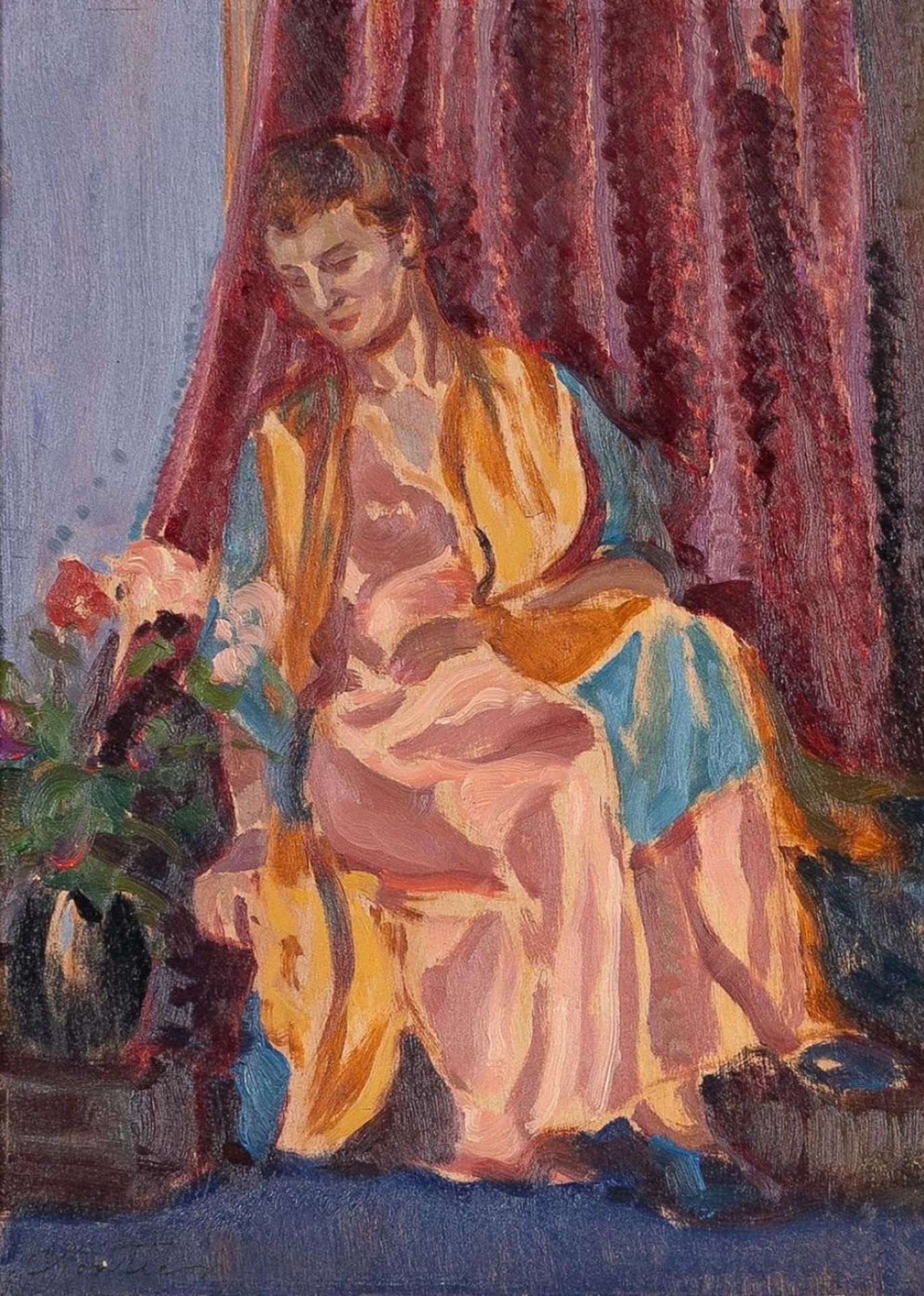 Albert Edward Cloutier (1902-1965) - Portrait of a Lady