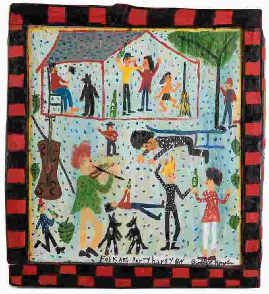 Bradford Naugler (1948) - Folk Art Party Harty