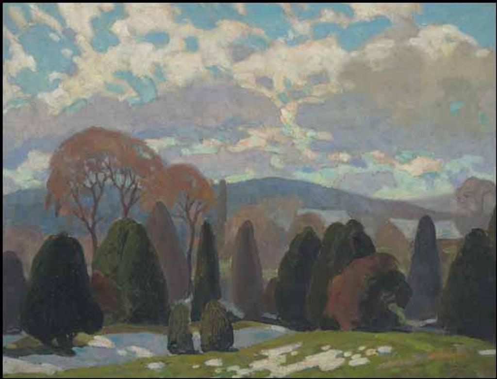 Lawrence Arthur Colley Panton (1894-1954) - Sentinels in the Spring in the North Country