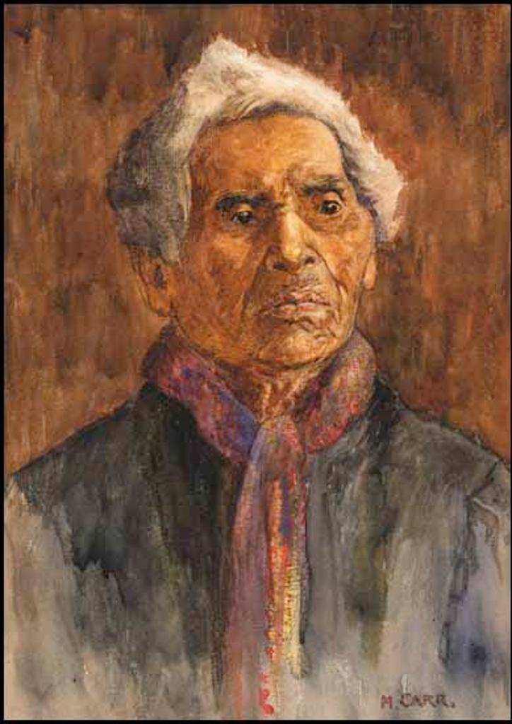 Emily Carr (1871-1945) - Portrait of a Native Man