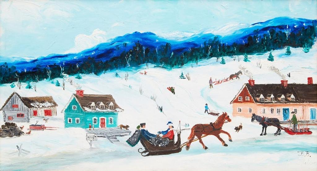 Blanche Bolduc (1907-1998) - Winter in the Village