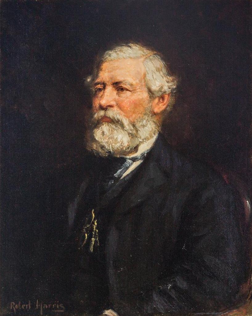 Robert Harris (1849-1919) - Portrait Of Robert Hamilton