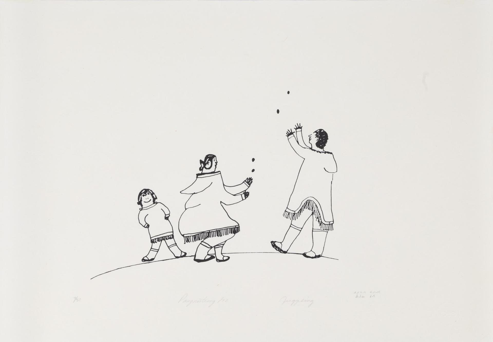 Eleesapee Ishulutaq (1925-2018) - Juggling, 1972