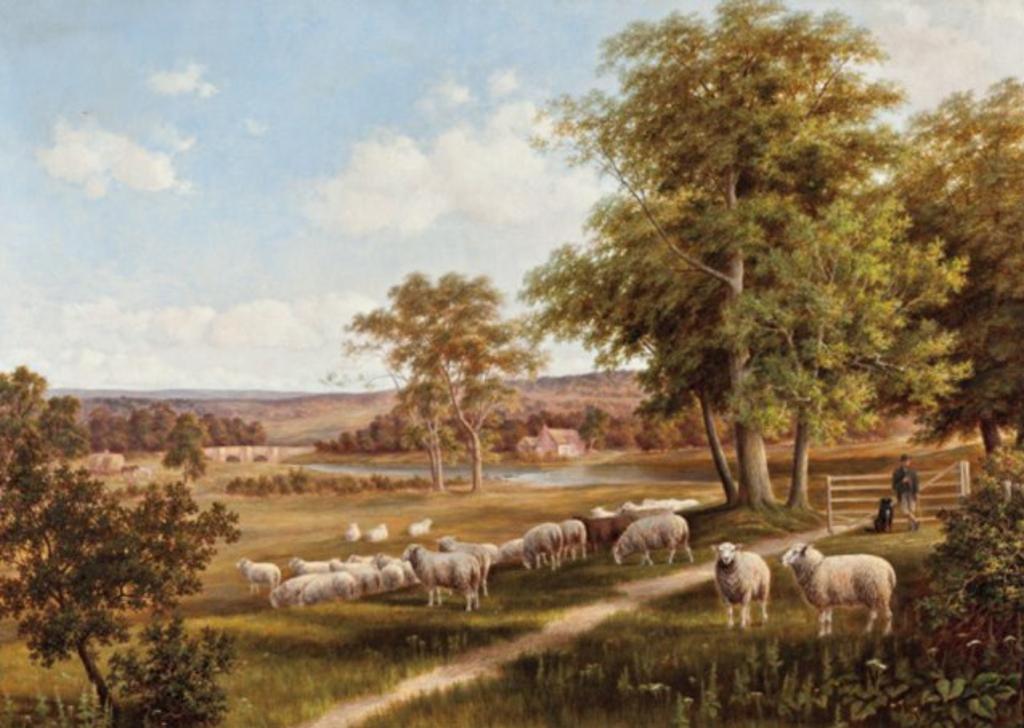 Henry Harold Vickers (1851-1918) - Idyllic English Pasture