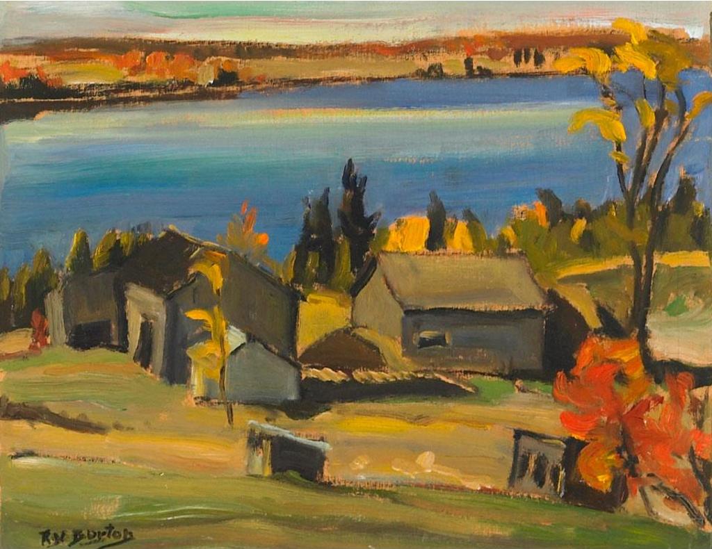Ralph Wallace Burton (1905-1983) - Looking Towards Ont. Across The Ottawa River, Above Aylmer Que.