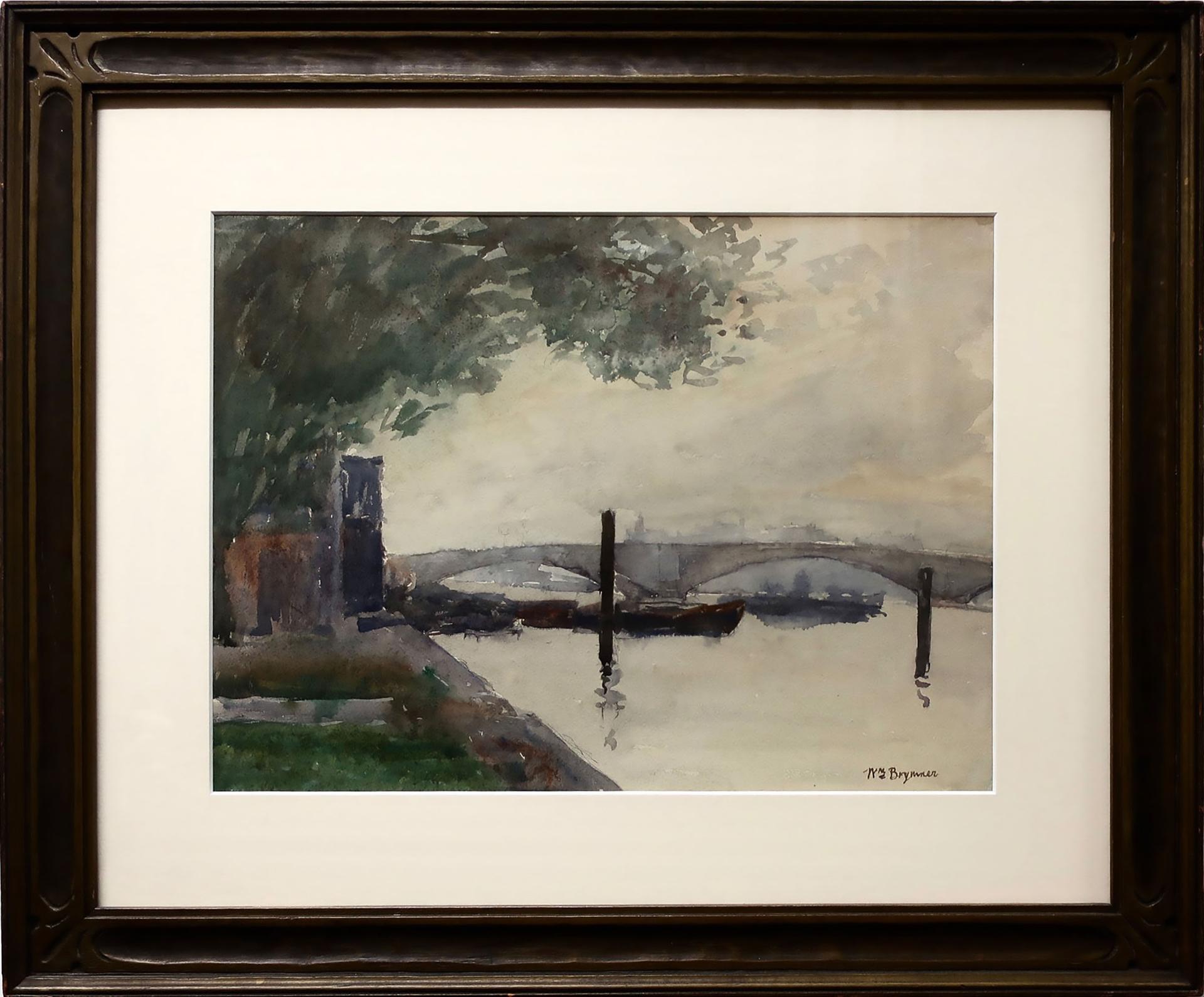 William Brymner (1855-1925) - Untitled (Canal Scene - Paris)