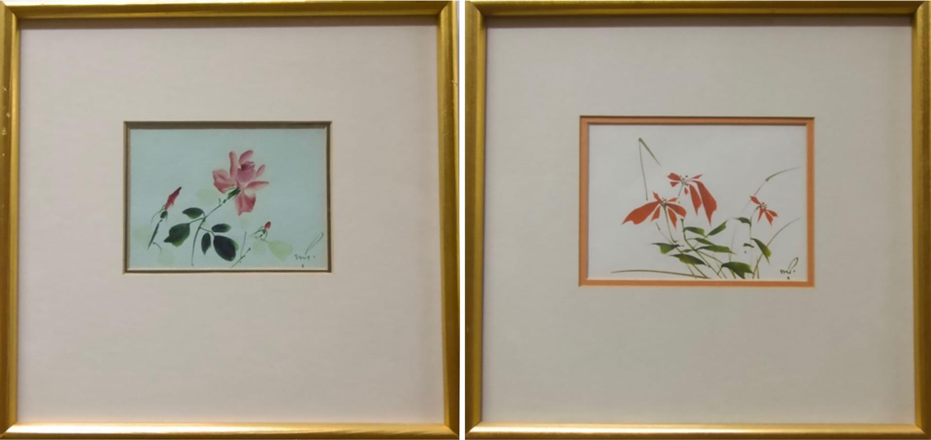 Marjorie Pigott (1904-1990) - Untitled (Flower Studies)