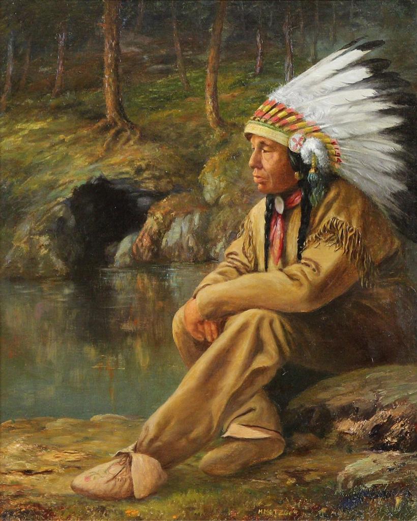 Father Henry Metzger (1877-1949) - Portrait Of A Chief