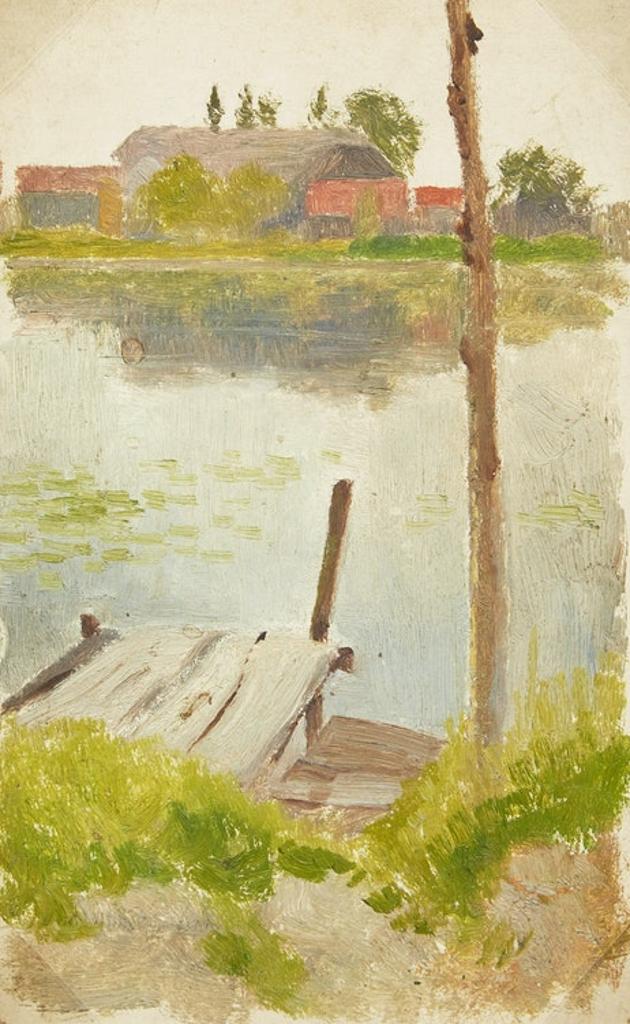 Frederic Martlett Bell-Smith (1846-1923) - Dock on a Pond