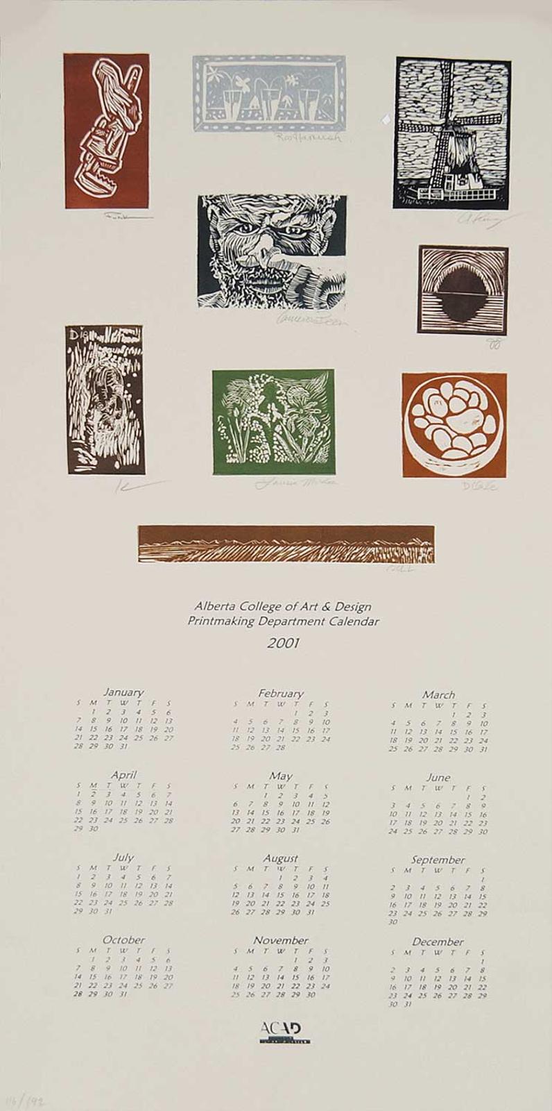 School ACAD - Untitled - 2001 Calendar  #116/192