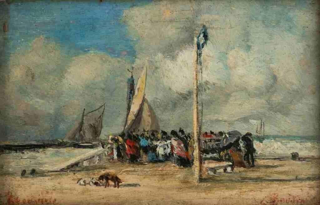 Eugene Louis Boudin (1824-1898) - Deauville