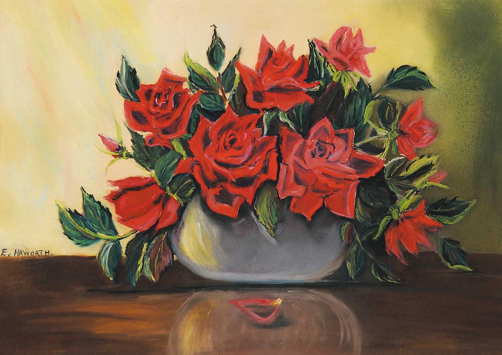 E. Haworth - Untitled - Bowl of Roses