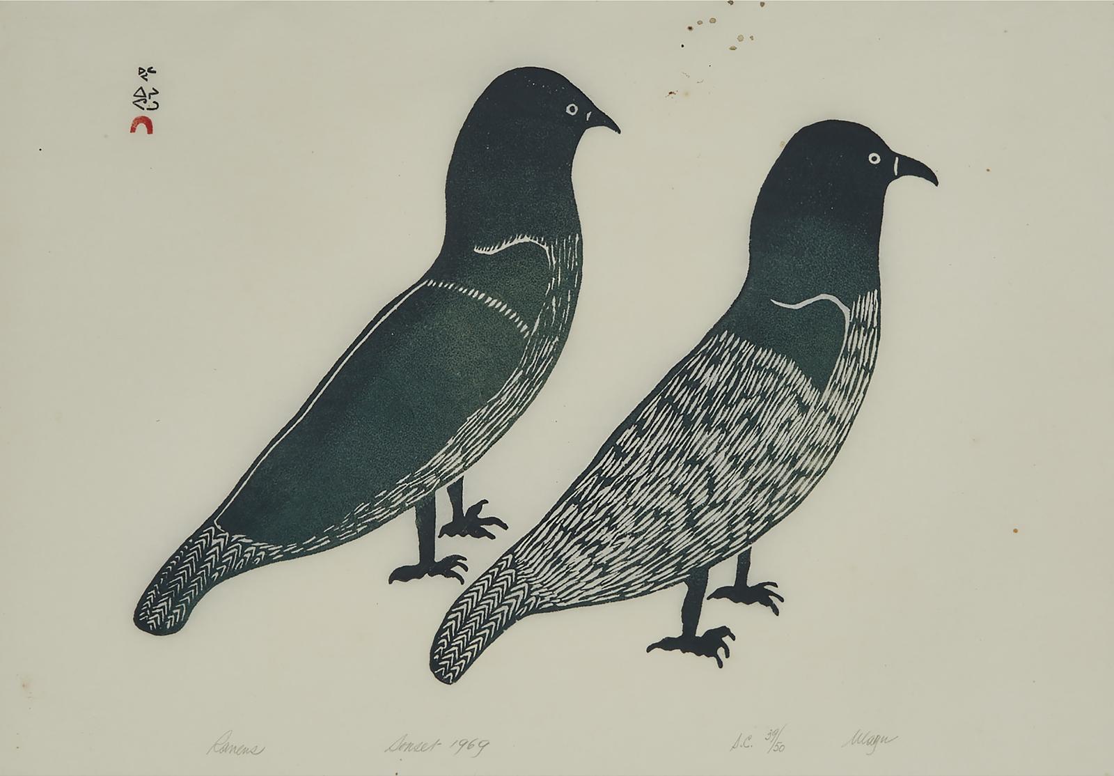 Ulayu Pingwartok (1904-1978) - Ravens