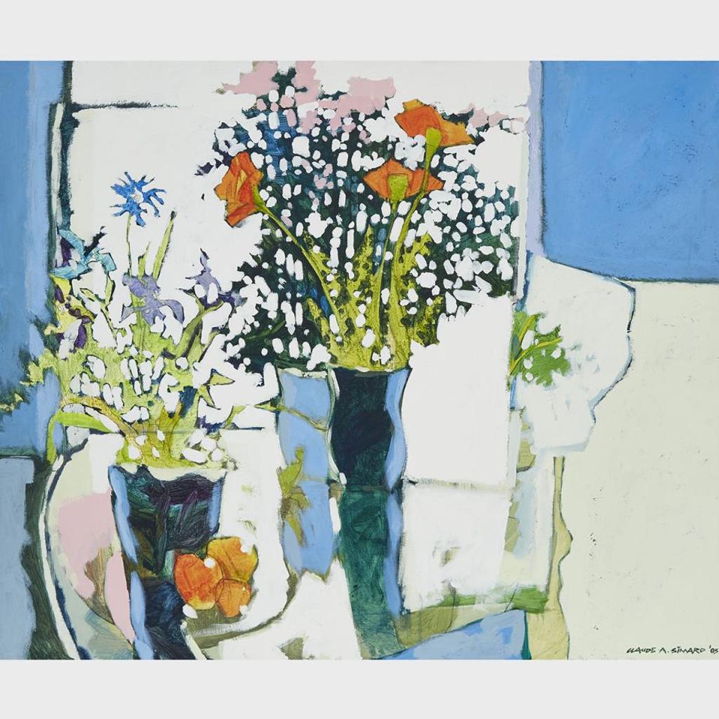 Claude Alphonse Simard (1956-2014) - Interieur Bleu