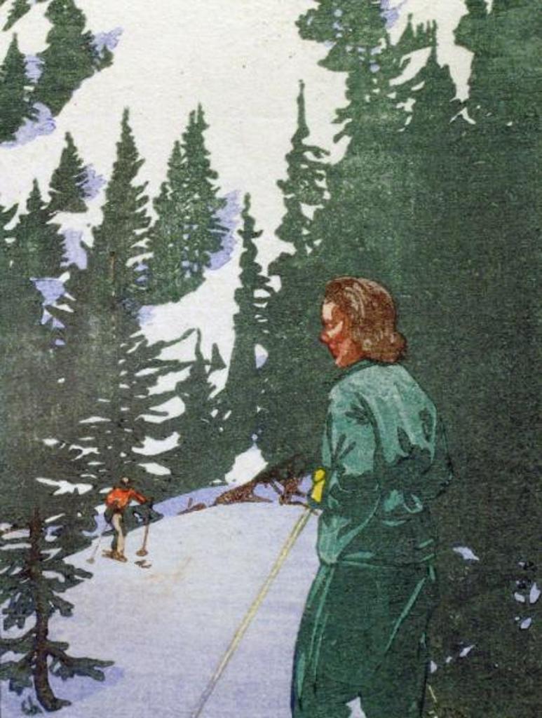 Walter Joseph (W.J.) Phillips (1884-1963) - Ski Trail; 1945
