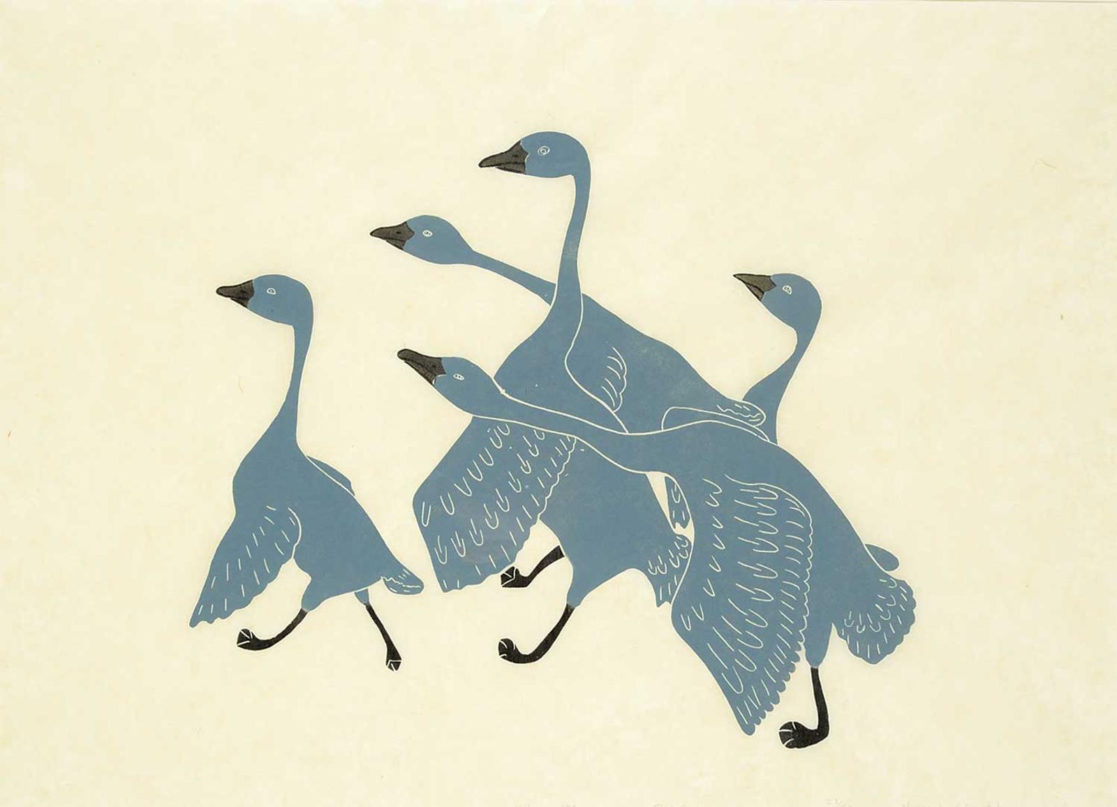 Nanogak Egutak Inuit - Five Swans  #23/50