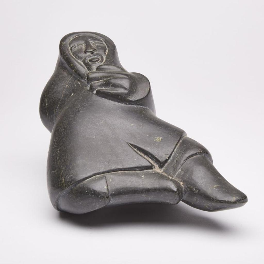Ootoovuah - Reclining Man With A Caught Bird