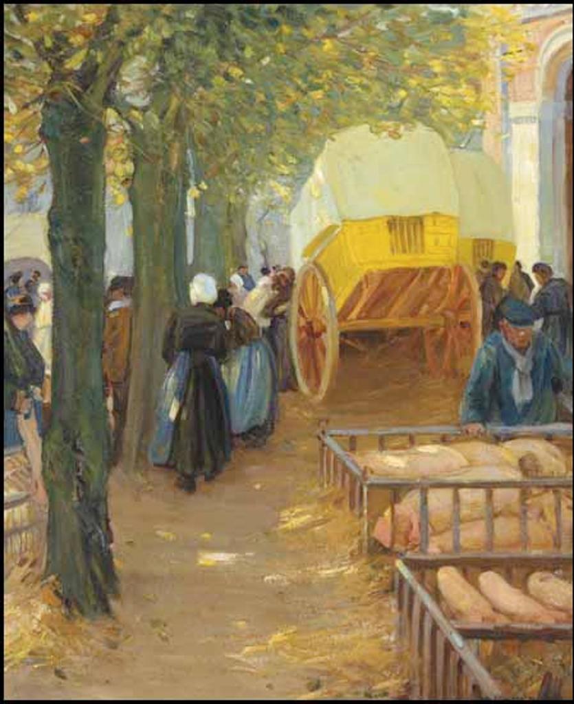 Helen Galloway McNicoll (1879-1915) - Market in Brittany