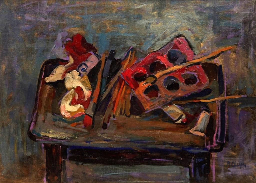 Edmund Alleyn (1931-2004) - Le Table de l'Artiste