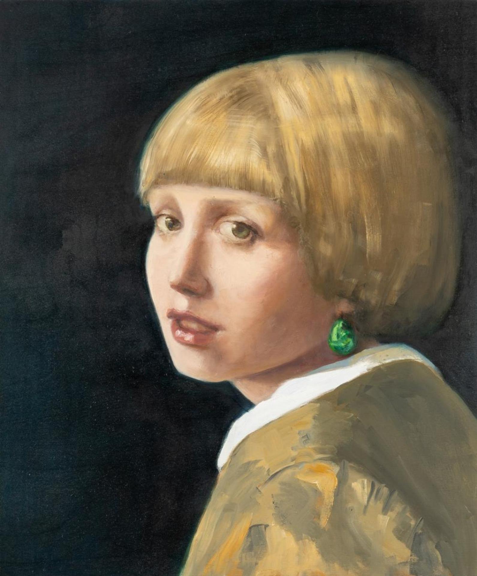 Coral Ehrens - Girl with Jade Earring