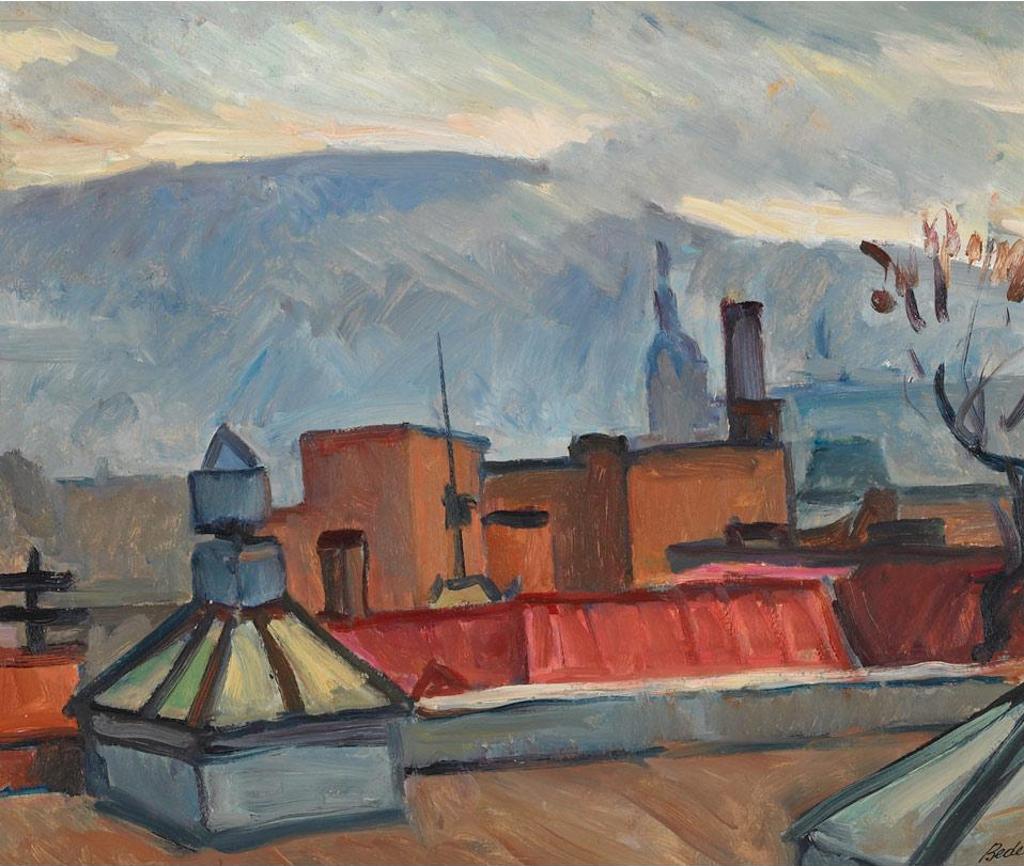 Jack Beder (1910-1987) - Roof With Skylight, 1939