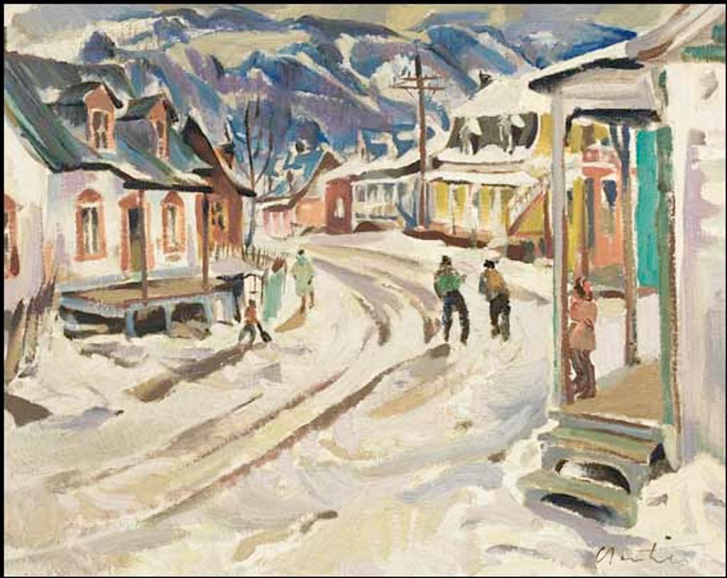 Albert Edward Cloutier (1902-1965) - Village de Baie-Saint-Paul