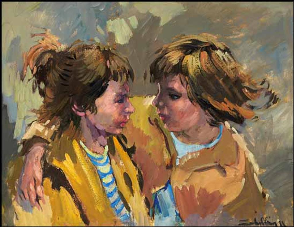 Arthur Shilling (1941-1986) - Two Children