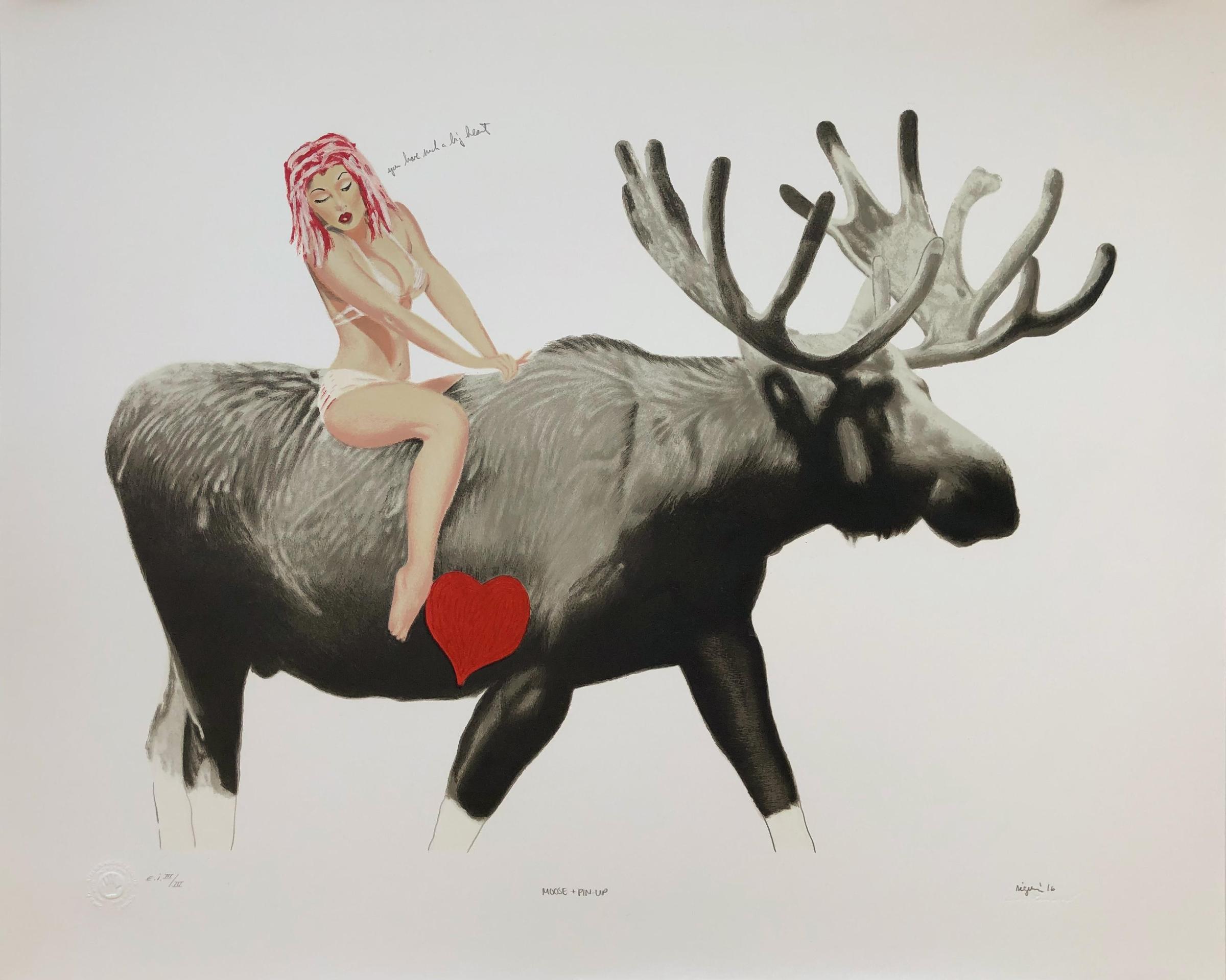 Marc Séguin (1970) - Moose + Pin-Up, 2016