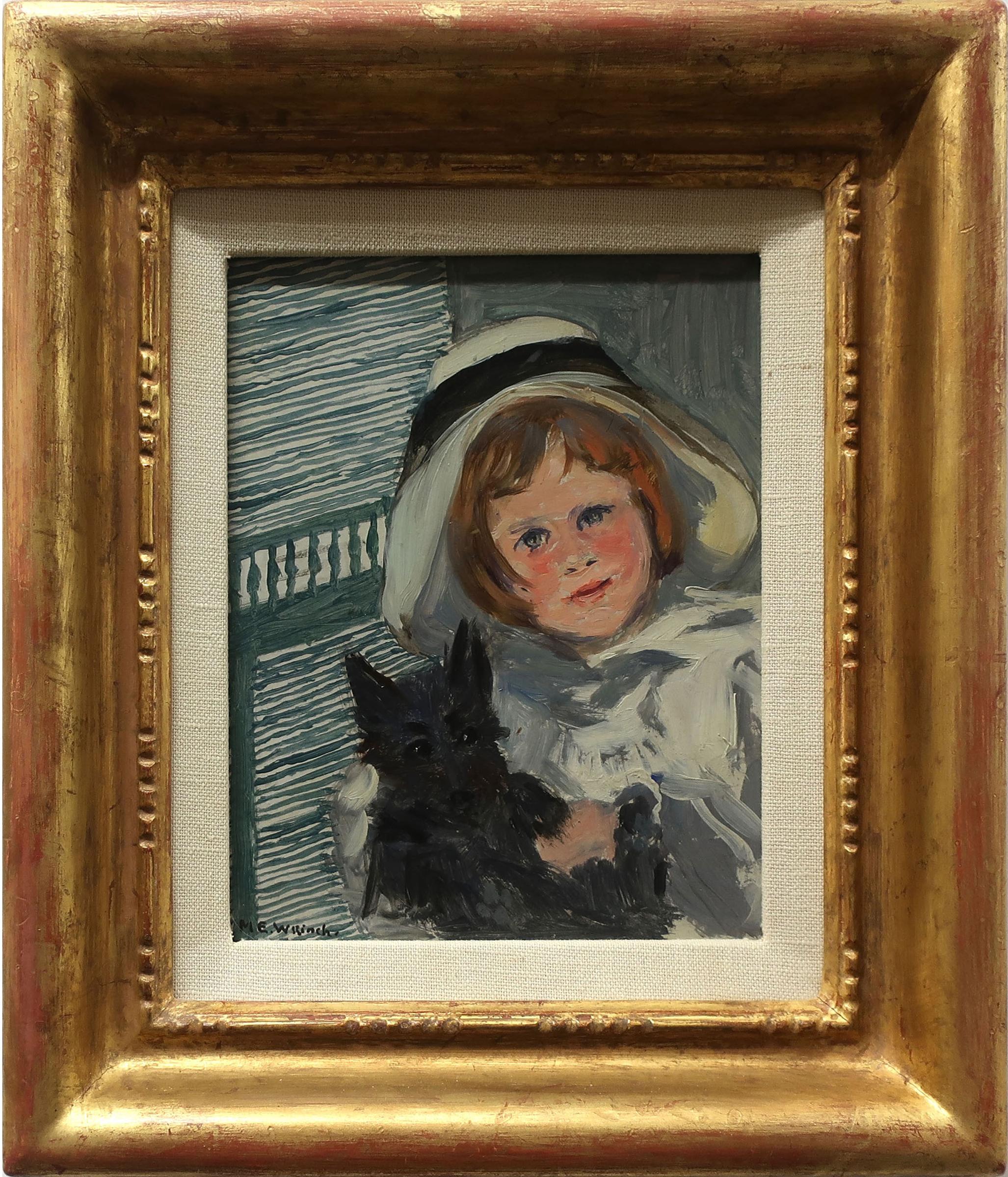 Mary Evelyn Wrinch (1877-1969) - Child With Dog