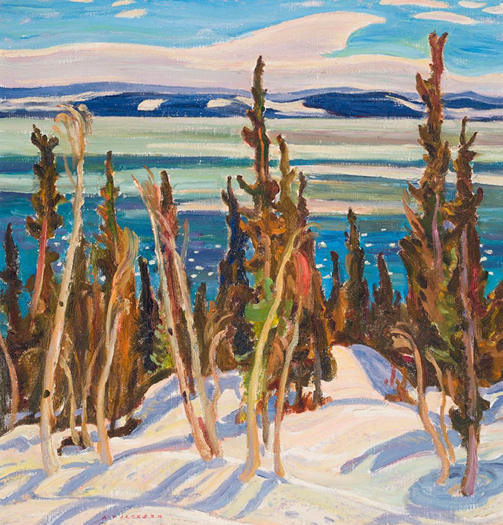 Alexander Young (A. Y.) Jackson (1882-1974) - St. Lawrence in Winter, Port au Persil
