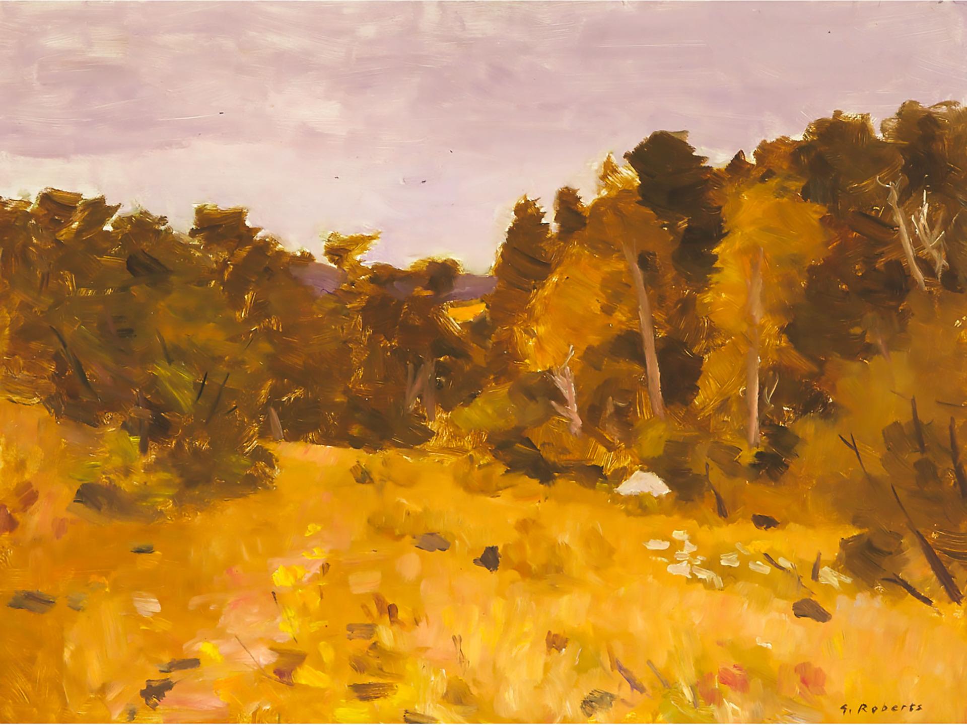 William Goodridge Roberts (1921-2001) - Autumn Landscape, Lake Orford, Circa 1944