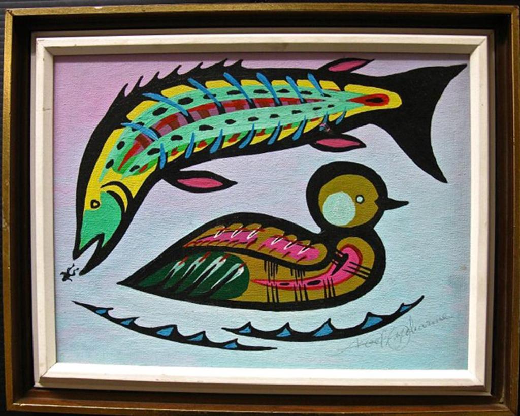 Noel Ducharme (1921-1988) - Fish, Frog And Duck