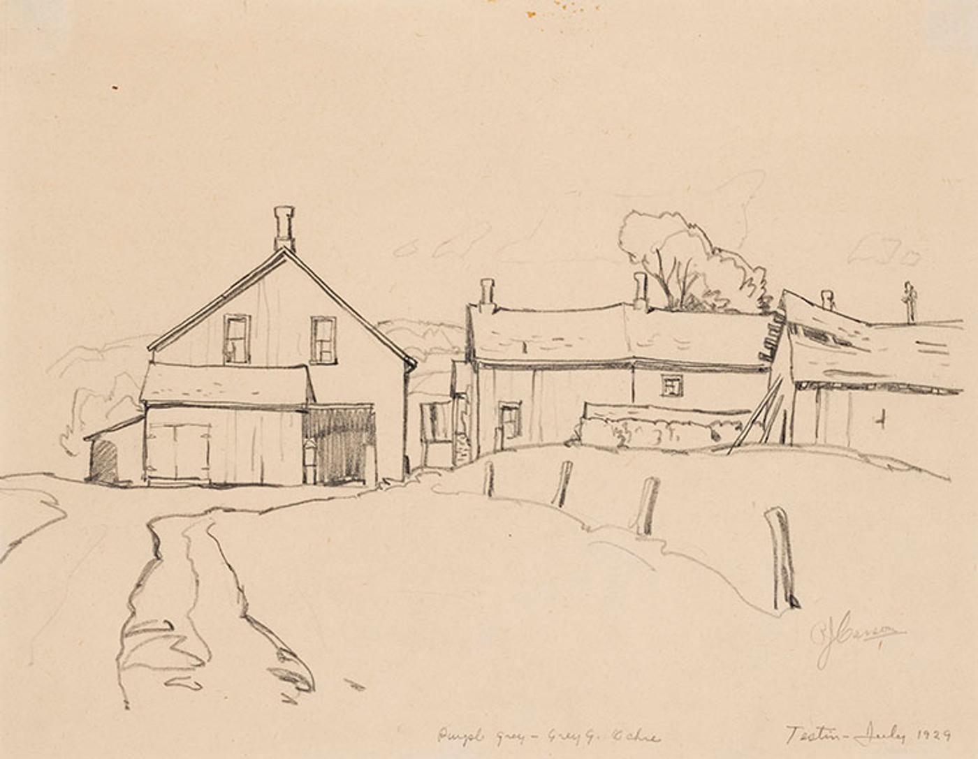 Alfred Joseph (A.J.) Casson (1898-1992) - Testin