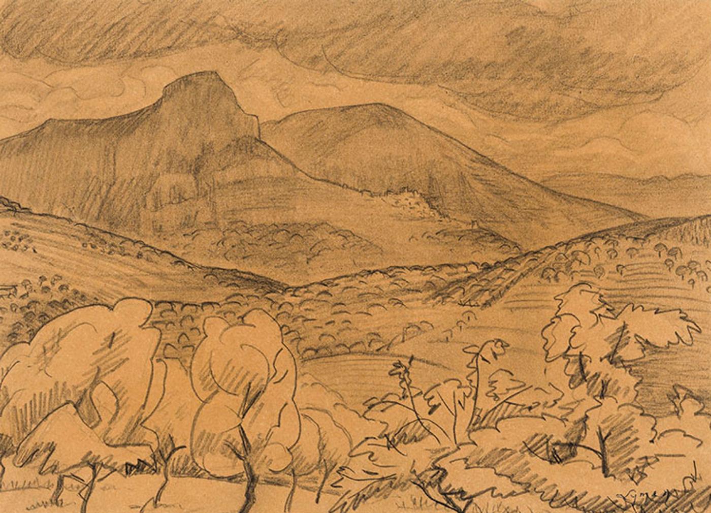 John Goodwin Lyman (1886-1967) - Près de Vence
