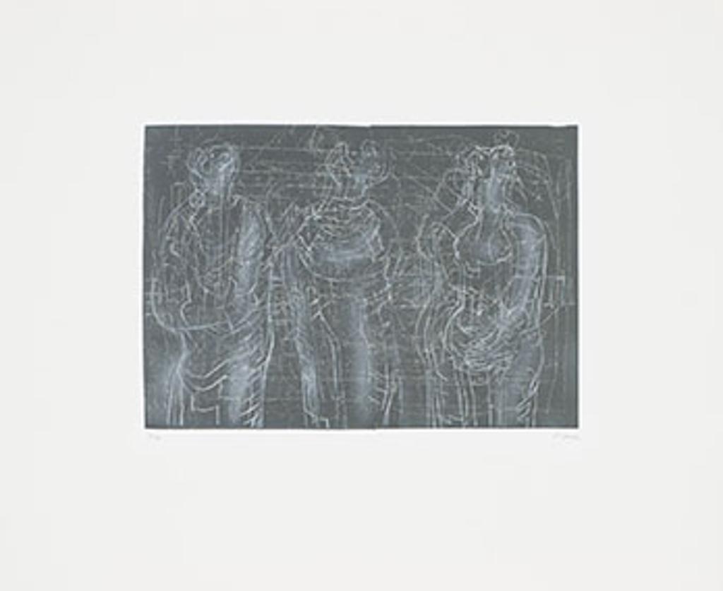 Henry Spencer Moore (1898-1986) - Three Cloaked Figures II