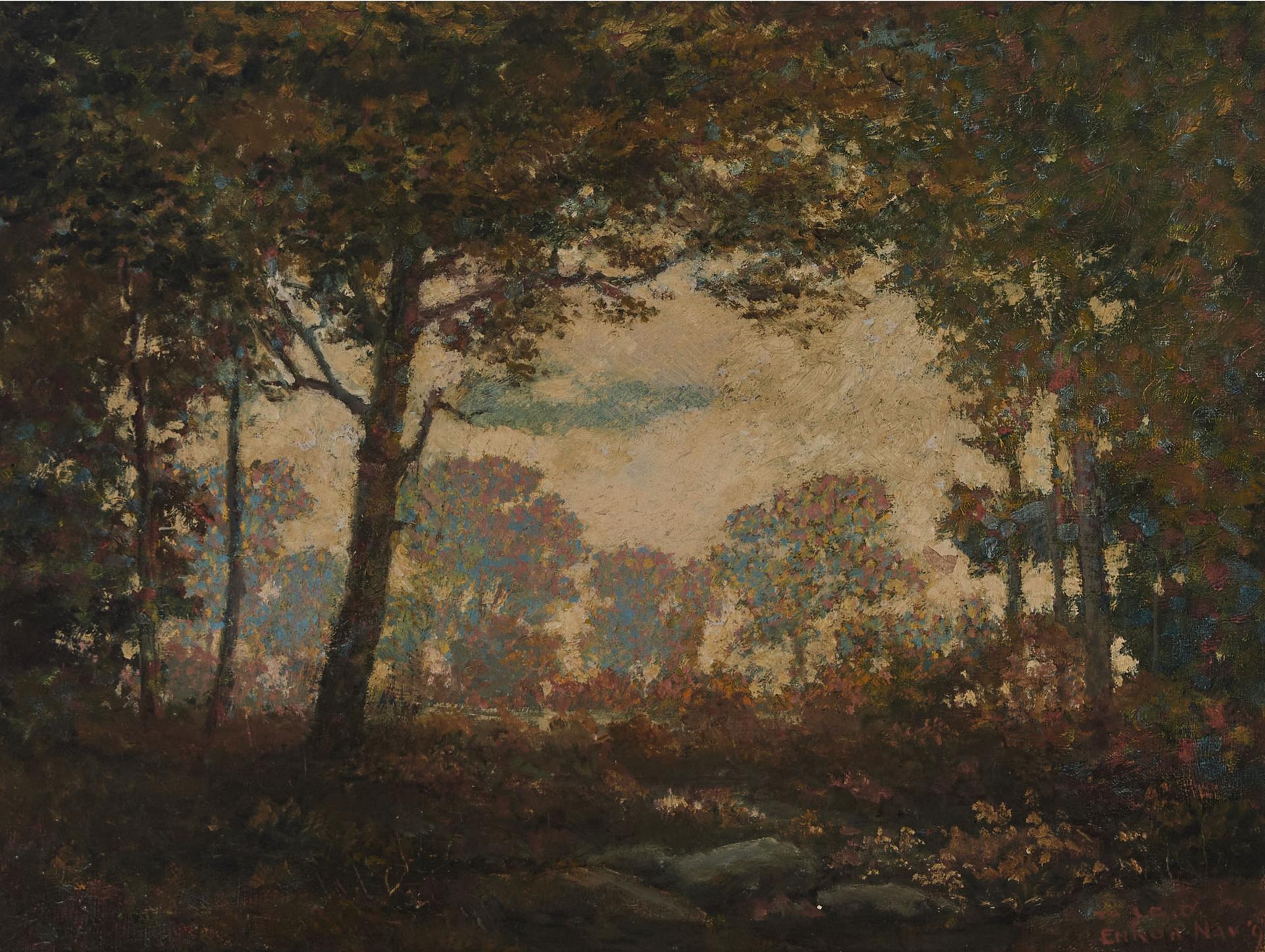 Sir William Cornelius Van Horne (1843-1915) - Fall Landscape, 1896