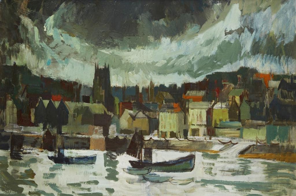 Clare Bice (1909-1976) - Harbour Scene