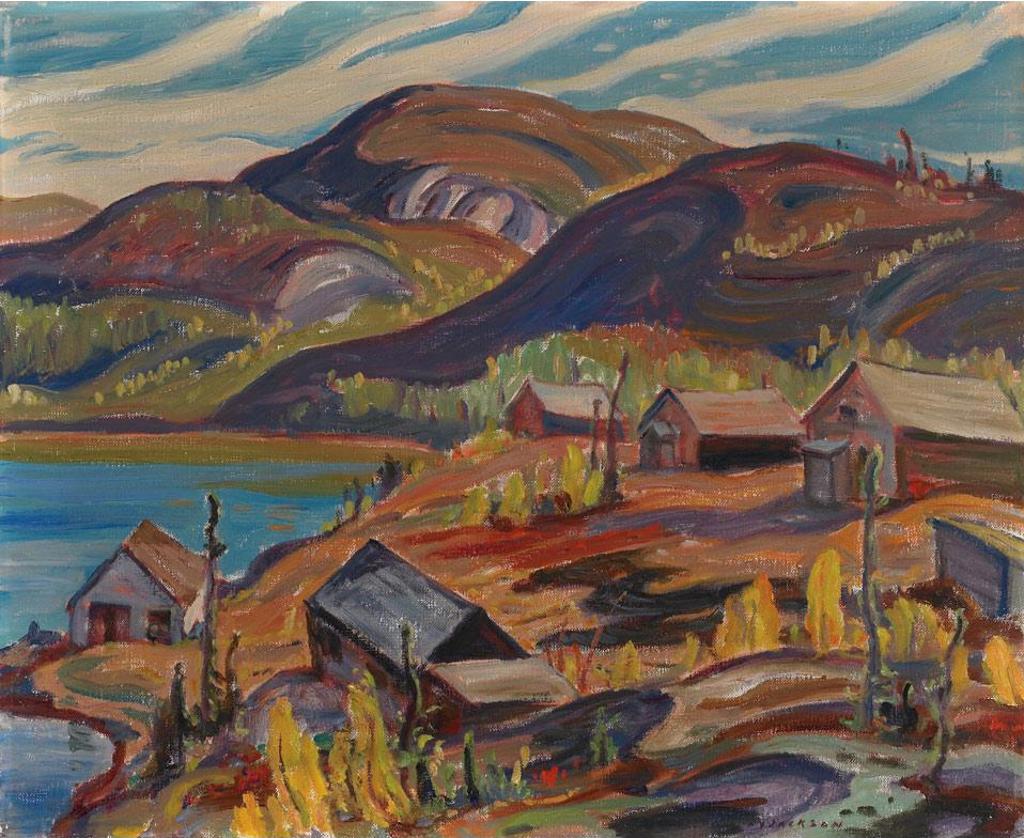 Alexander Young (A. Y.) Jackson (1882-1974) - ?the Abandoned Consolidated Mining And Smelting Corp. At Cross Fault Lake Near Port Radium, Great Bear Lake